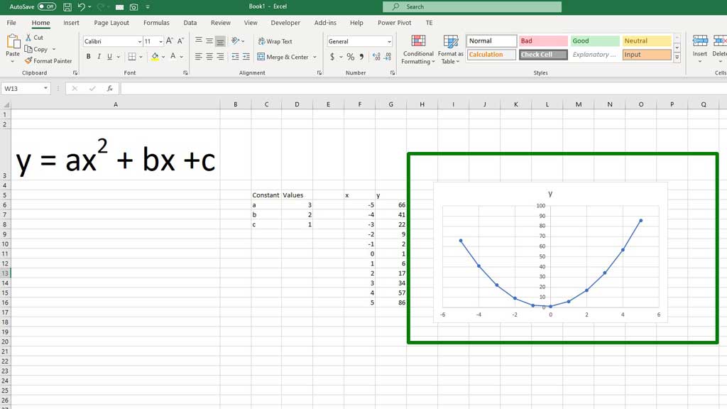 Graphing-a-Quadratic-Function-in-Excel-4