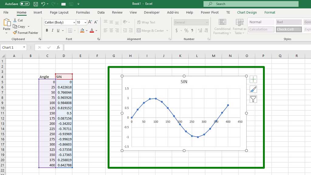 Graphing-a-Trigonometric-Function-in-Excel-4