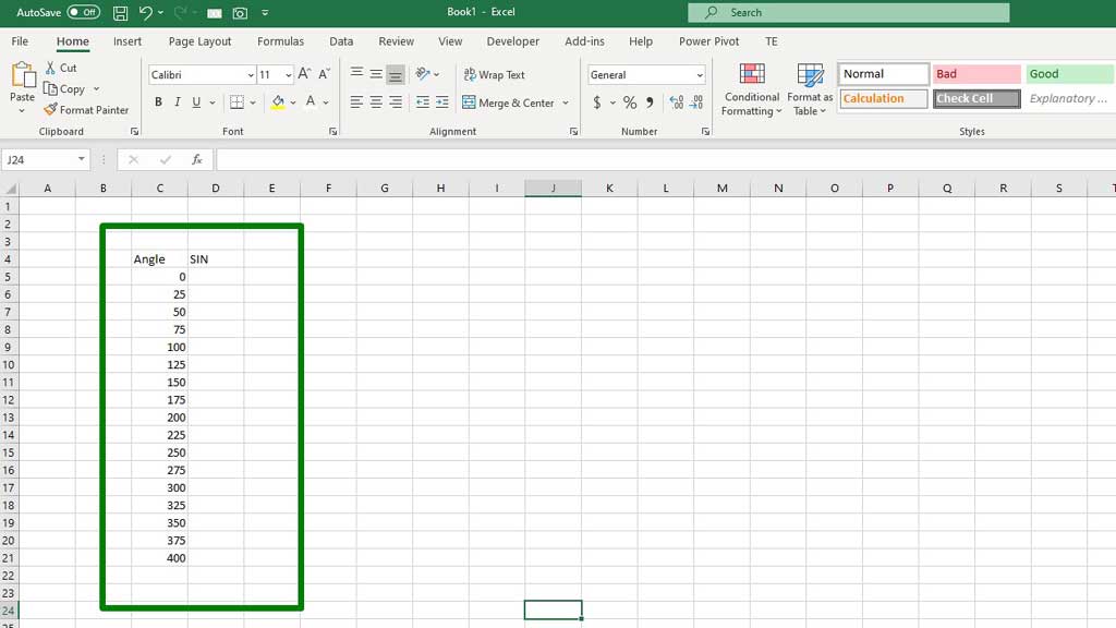 Graphing-a-Trigonometric-Function-in-Excel