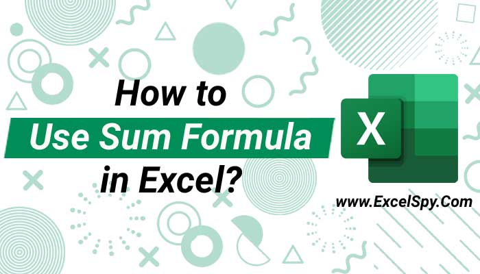 How-to-Use-Sum-Formula-in-Excel