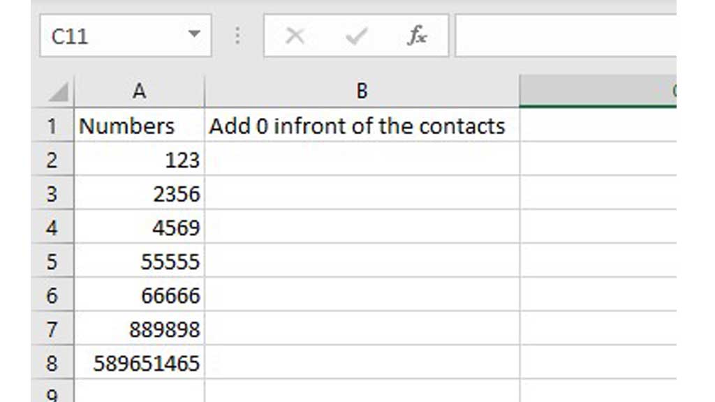 Put-0-in-Excel-in-Front-of-Numbers-Using-&